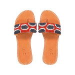 African Handcrafted Open Toe Flats for Women