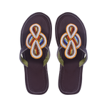 African Handcrafted Brown Chappal