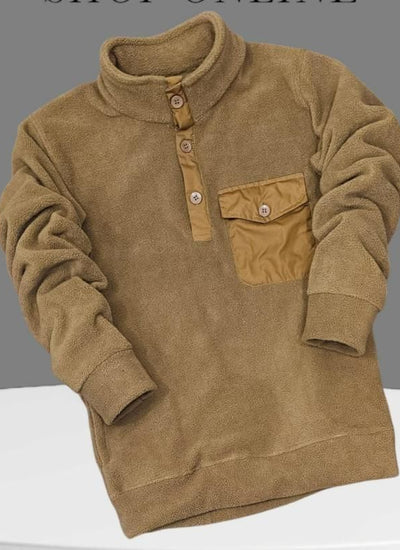 Button Up Sweatshirts For Men