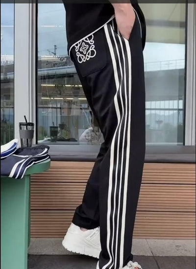 Mens Comfortable Striped Trackpants (Pack of 2)