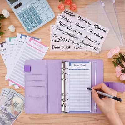 Money Saver Ring Binder Notebook for Budget