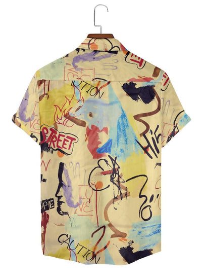 Rayon Printed Half Sleeves Regular Fit Mens Casual Shirt