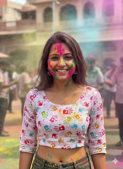 Holi Special Ladies Crop Top
