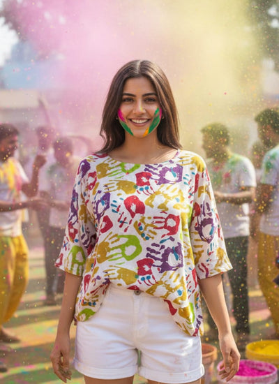 Holi Special Ladies Short Top