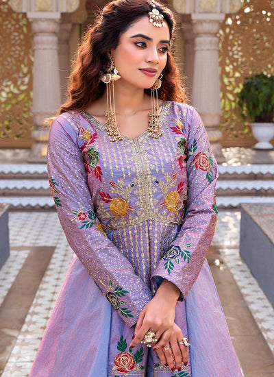 Wedding collection Lehenga Choli - Levender