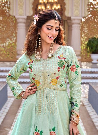 Wedding collection Lehenga Choli - Sea Green